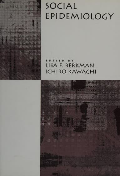 Social epidemiology cover