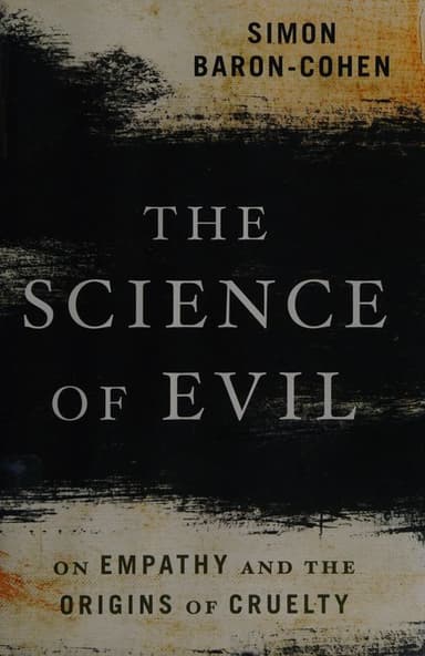 The science of evil cover