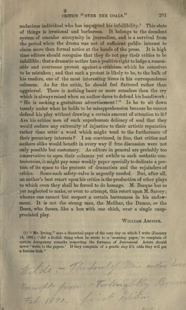 The Soul of Man Under Socialism cover