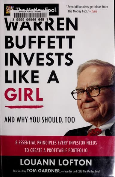 Warren Buffett invests like a girl cover