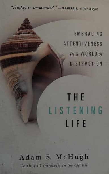 The listening life cover