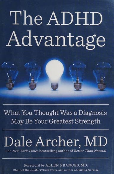 The ADHD advantage cover