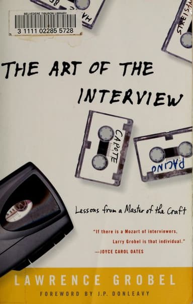 The art of the interview cover