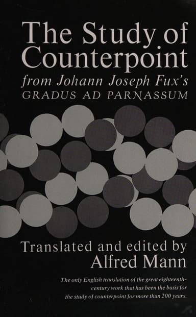 The study of counterpoint cover