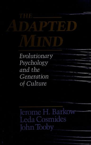 The Adapted mind cover