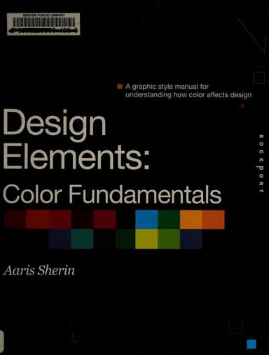 Design elements, color fundamentals cover