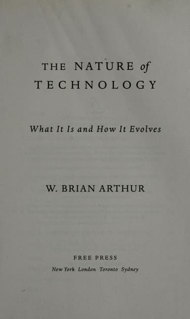 The nature of technology cover
