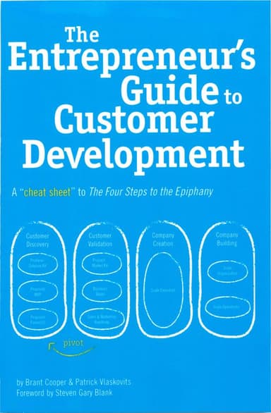 The entrepreneur's guide to customer development cover