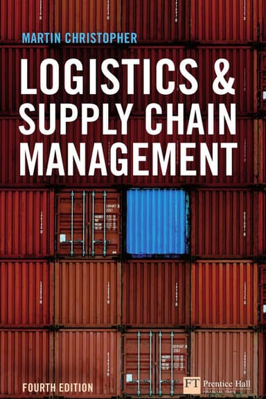 Logistics and supply chain management cover