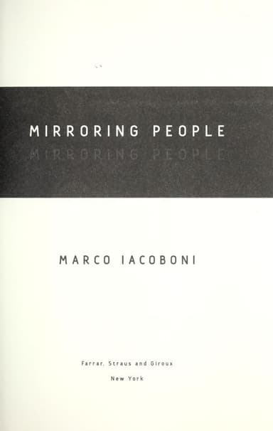 Mirroring people cover