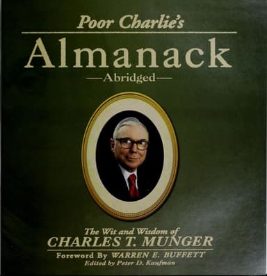 Poor Charlie's Almanack cover