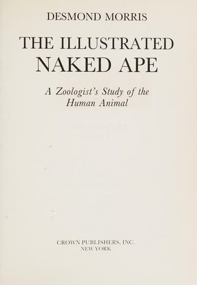 The illustrated naked ape cover