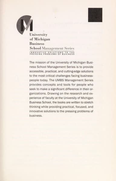 Managing the unexpected cover