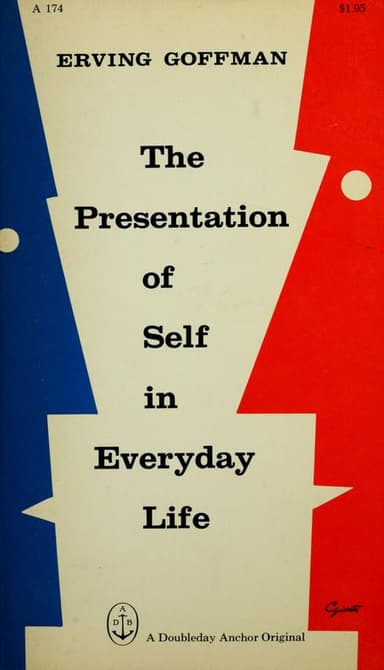 The presentation of self in everyday life cover