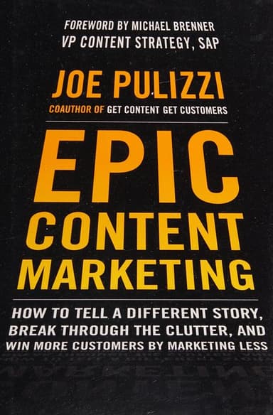 Epic content marketing cover