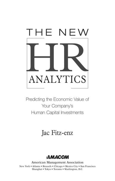 The new HR analytics cover