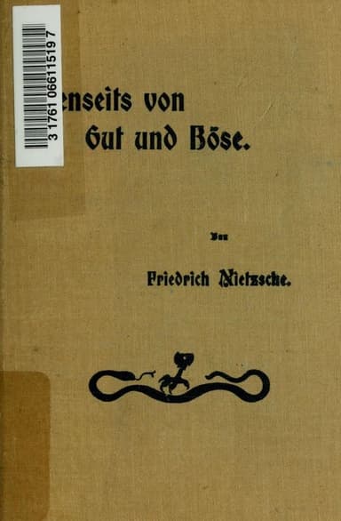 Jenseits von Gut und Böse cover