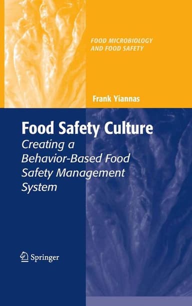 Food safety culture cover