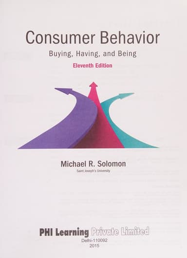 Consumer Behavior cover