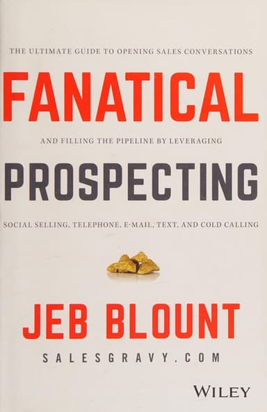 Fanatical prospecting cover