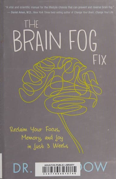 The brain fog fix cover