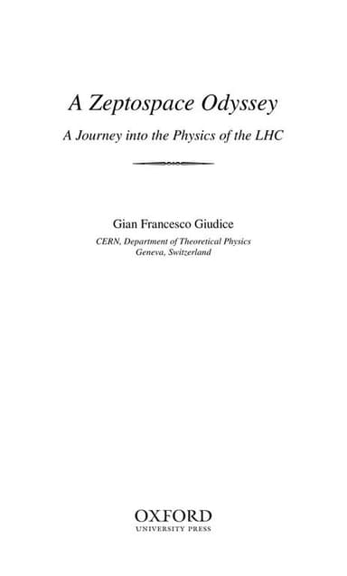 A zeptospace odyssey cover