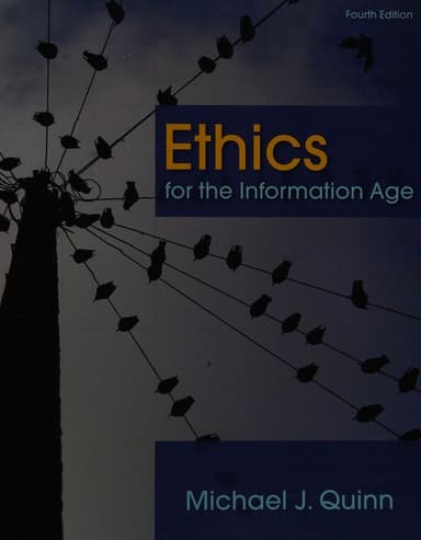 Ethics for the information age cover