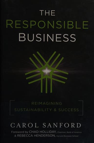 The responsible business cover