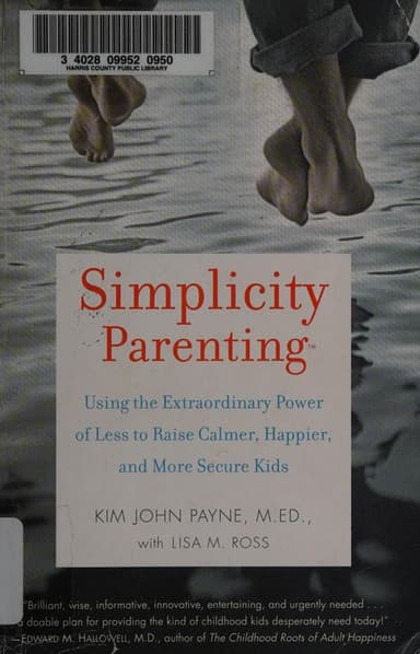 Simplicity parenting cover