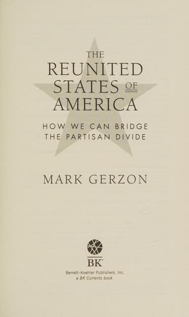 The Reunited States of America cover