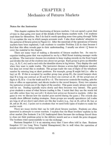 Options, futures, & other derivatives cover