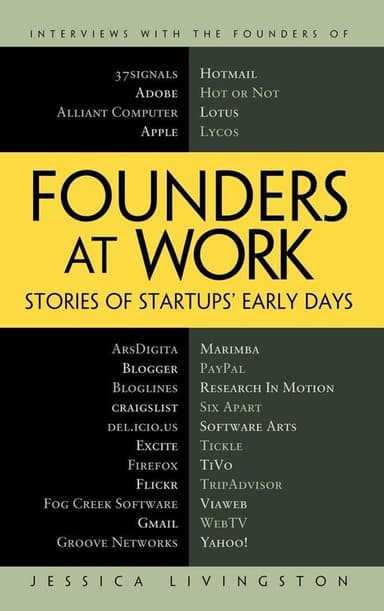 Founders at work cover