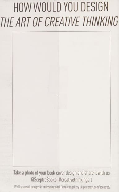 The art of creative thinking cover