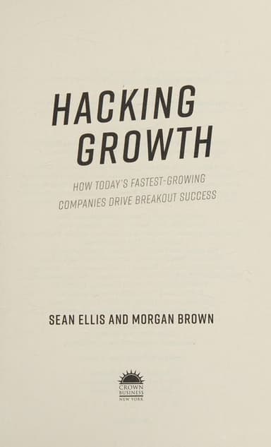 Hacking growth cover