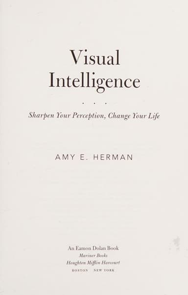 Visual Intelligence cover