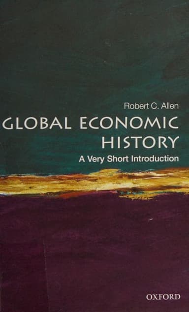 Global economic history cover