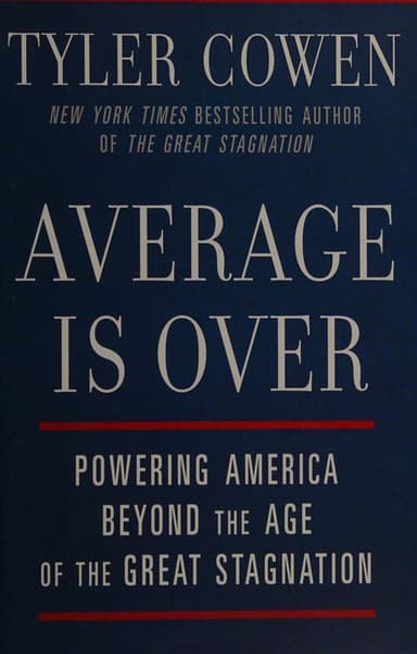 Average is Over cover