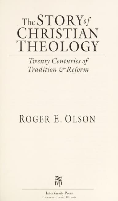 The story of Christian theology cover
