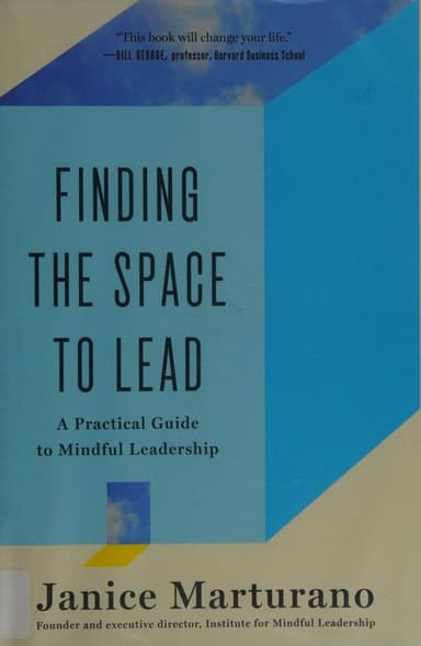 Finding the space to lead cover