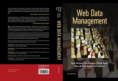 Web data management cover