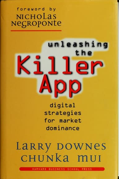 Unleashing the killer app cover