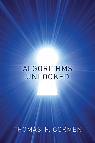 Algorithms unlocked cover