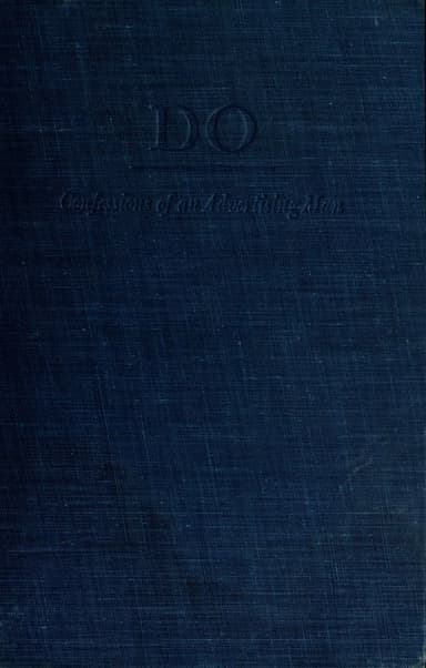 Confessions of an advertising man cover