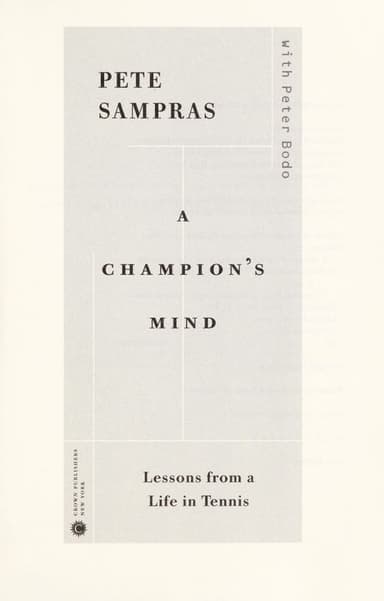 A champion's mind cover