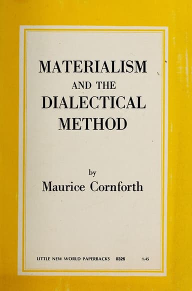 Dialectical materialism cover