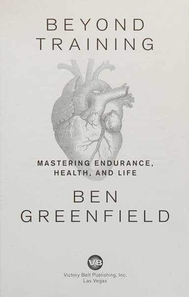 Beyond training cover