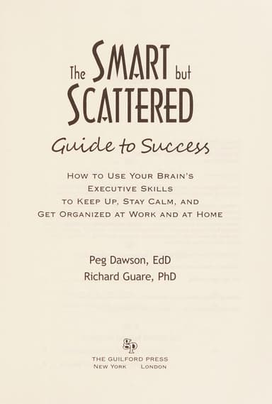 The smart but scattered guide to success cover
