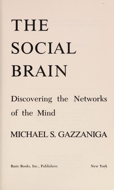 The social brain cover