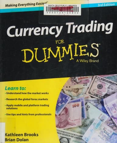 Currency trading for dummies cover