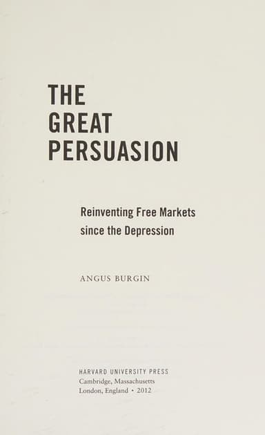 The Great Persuasion cover